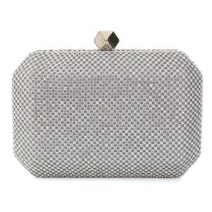 Τσάντα φάκελος clutch JH2225 – Ασημί BAG TO BAG - sukki.gr