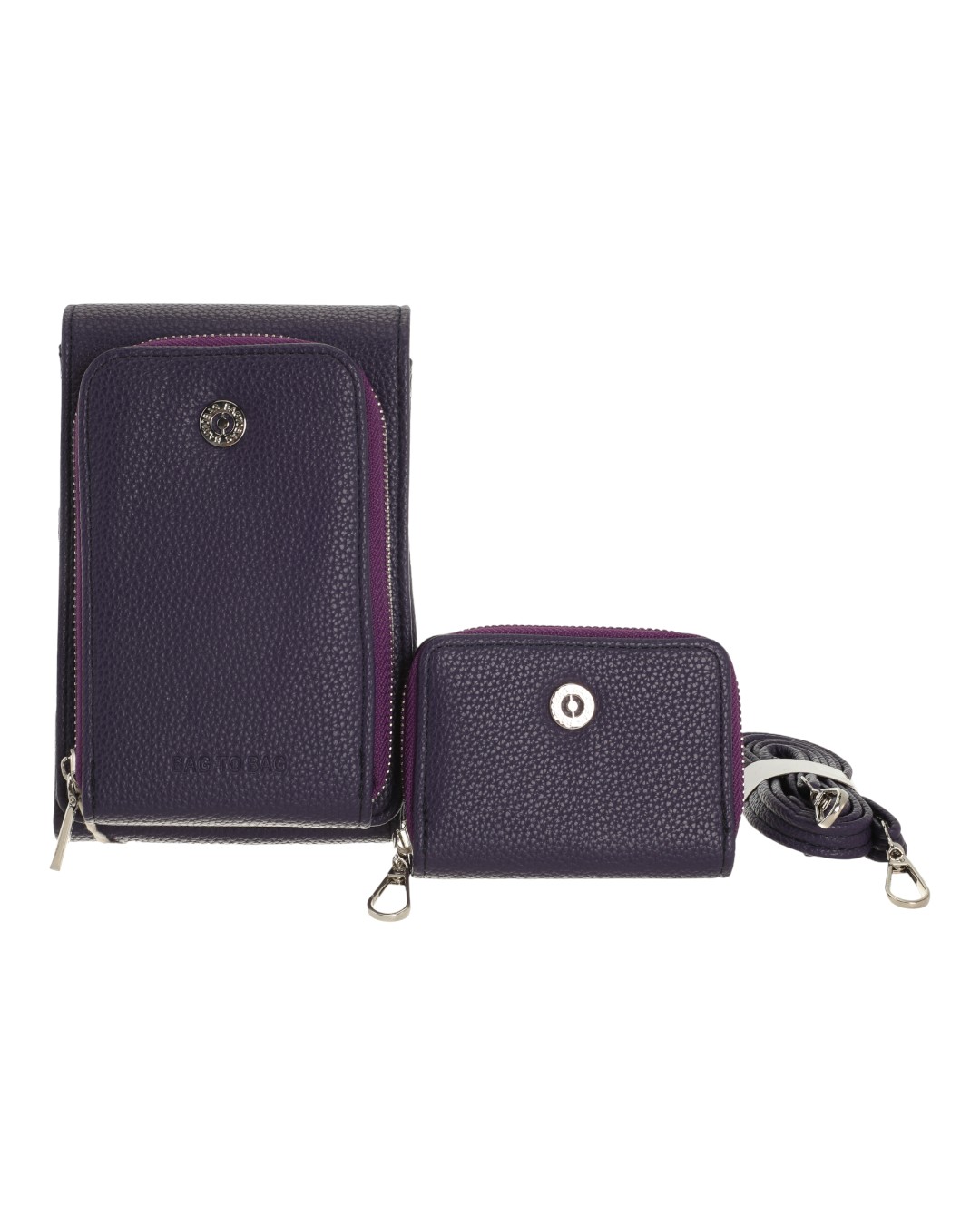 Τσάντα χιαστί YC-03057 – Μώβ BAG TO BAG - sukki.gr