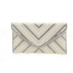 Τσάντα φάκελος clutch MD2433 – Ασημί BAG TO BAG - sukki.gr