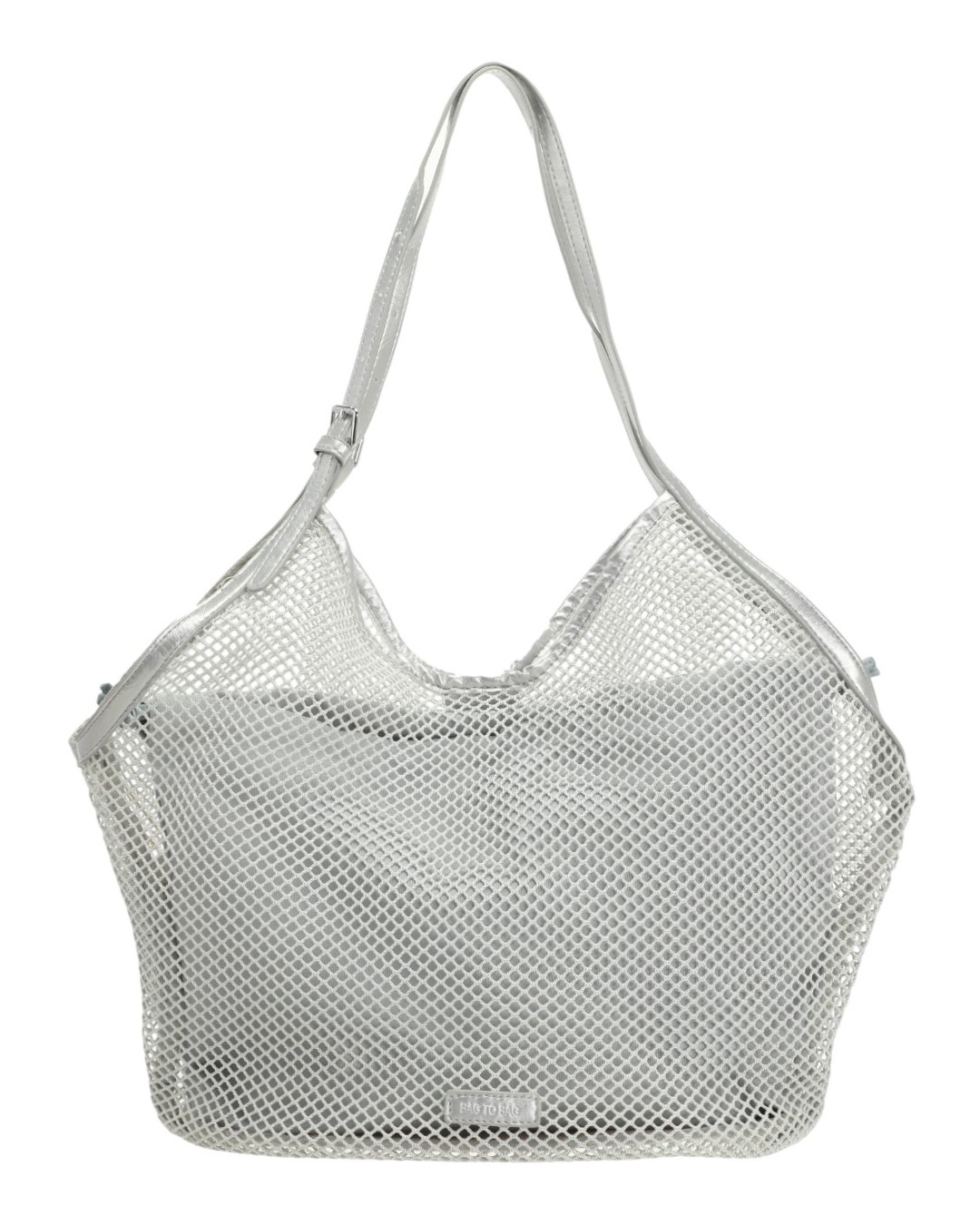 Τσάντα ώμου QQ-9857 – Ασημί BAG TO BAG - sukki.gr