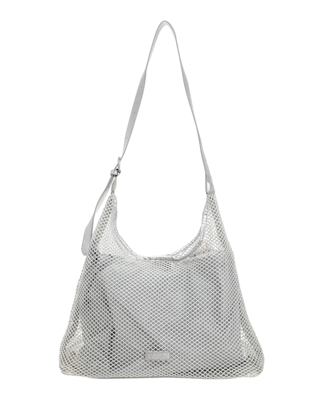 Τσάντα ώμου QQ-9858 – Ασημί BAG TO BAG - sukki.gr