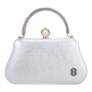 Τσάντα φάκελος clutch JH2239 – Ασημί BAG TO BAG - sukki.gr