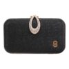 Τσάντα φάκελος clutch JH2240 – Μαύρο BAG TO BAG - sukki.gr
