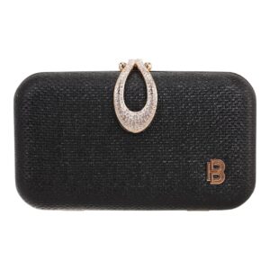 Τσάντα φάκελος clutch JH2240 – Μαύρο BAG TO BAG - sukki.gr