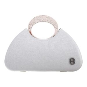 Τσάντα φάκελος clutch JH2241 – Ασημί BAG TO BAG - sukki.gr