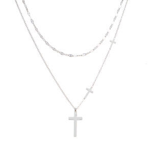 Κρεμαστό λαιμού CX-2836-20 – Ασημί BAG TO BAG - sukki.gr