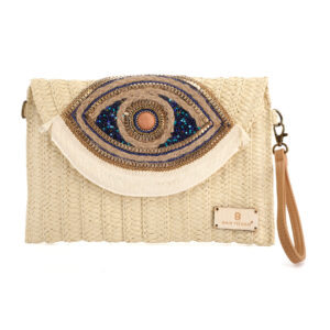 Ψάθινη Τσάντα Χειρός 961 – Μπέζ BAG TO BAG - sukki.gr