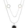 Κρεμαστό λαιμού XG-6695-12 – Ασημί BAG TO BAG - sukki.gr