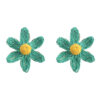 Ψάθινο σκουλαρίκι SASA-9957-13 – Πράσινο BAG TO BAG - sukki.gr