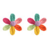 Ψάθινο σκουλαρίκι SASA-9957-13 – Rainbow BAG TO BAG - sukki.gr