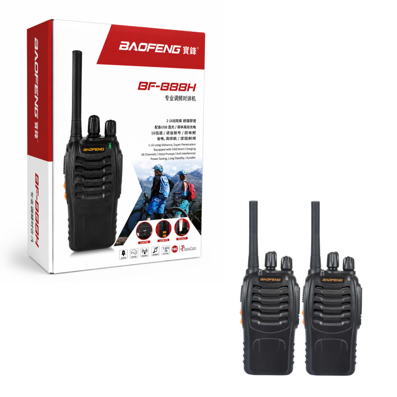 Baofeng Ασύρματος Πομποδέκτης Walkie Talkie BF-888H - Two-Way Radio Walkie Talkie