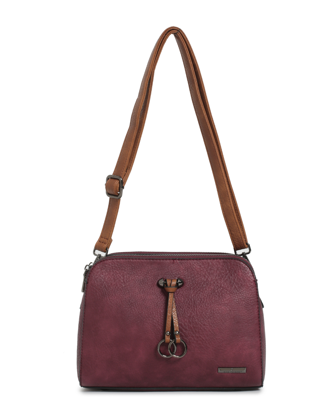 Τσάντα χειρός AK-9001 – Μπορντό BAG TO BAG - sukki.gr