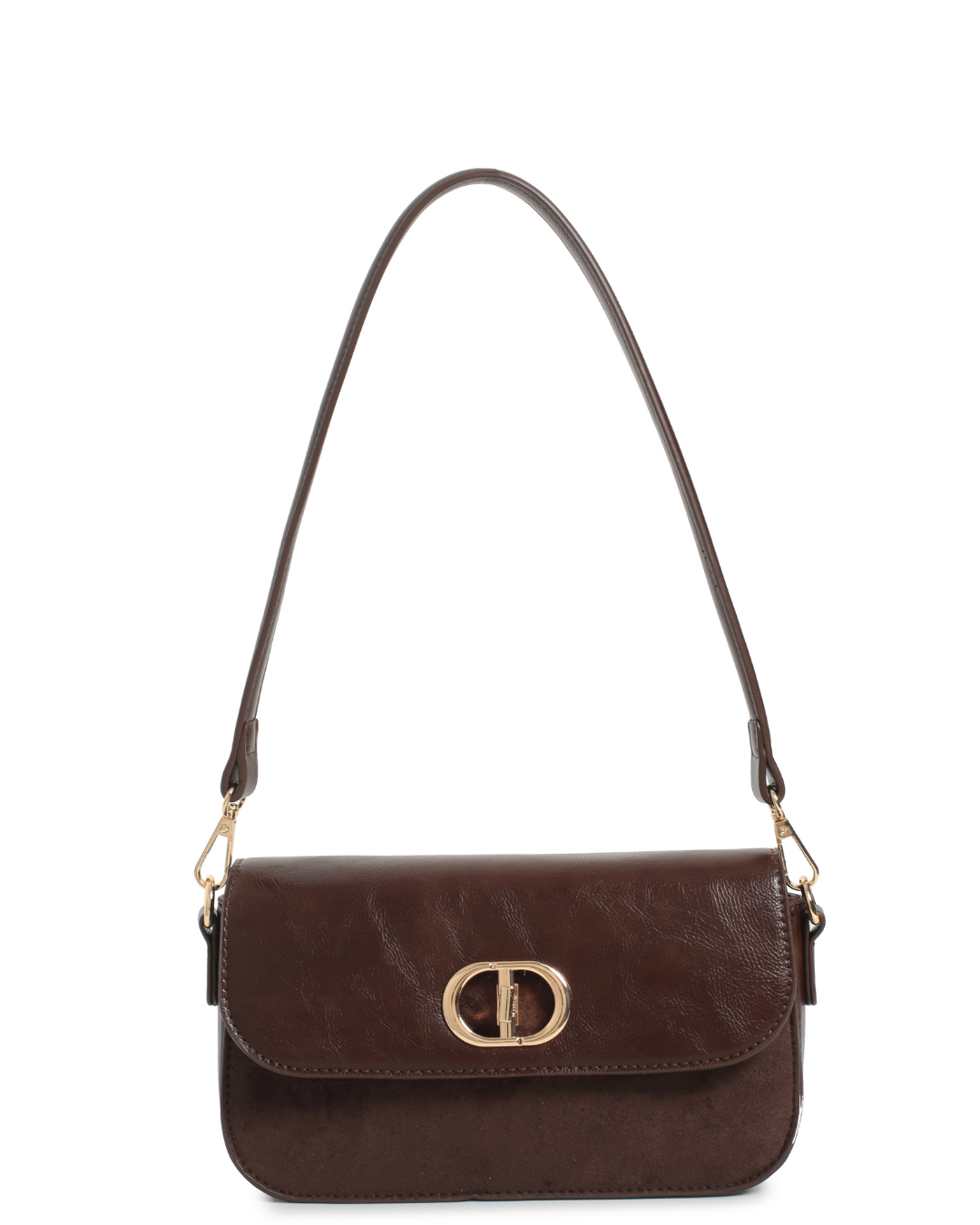 Τσάντα Ώμου WL1073 – Καφέ BAG TO BAG - sukki.gr