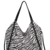 Τσάντα ώμου BTB0055 – Ασπρο/Μαύρο BAG TO BAG - sukki.gr
