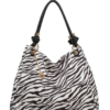Τσάντα ώμου BTB0056 – Ασπρο/Μαύρο BAG TO BAG - sukki.gr