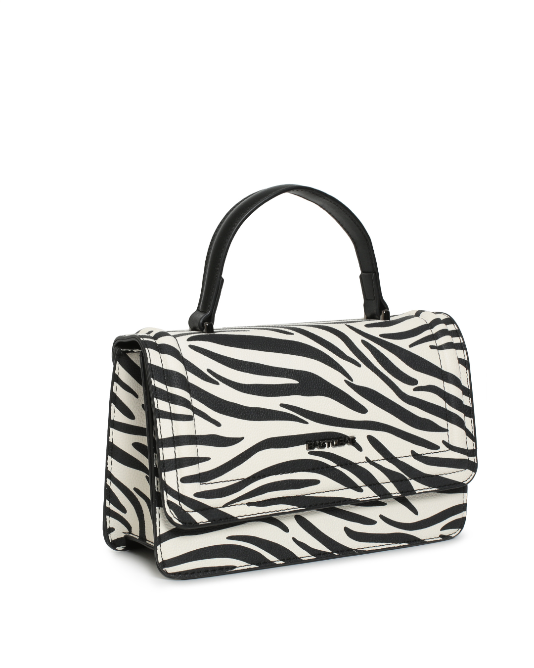 Τσάντα χειρός BTB0061 – Ασπρο/Μαύρο BAG TO BAG - sukki.gr