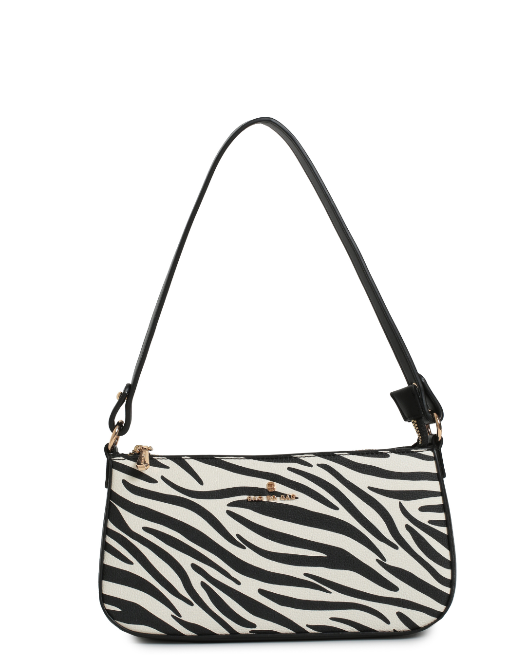 Τσάντα Ώμου BTB0062 – Ασπρο/Μαύρο BAG TO BAG - sukki.gr