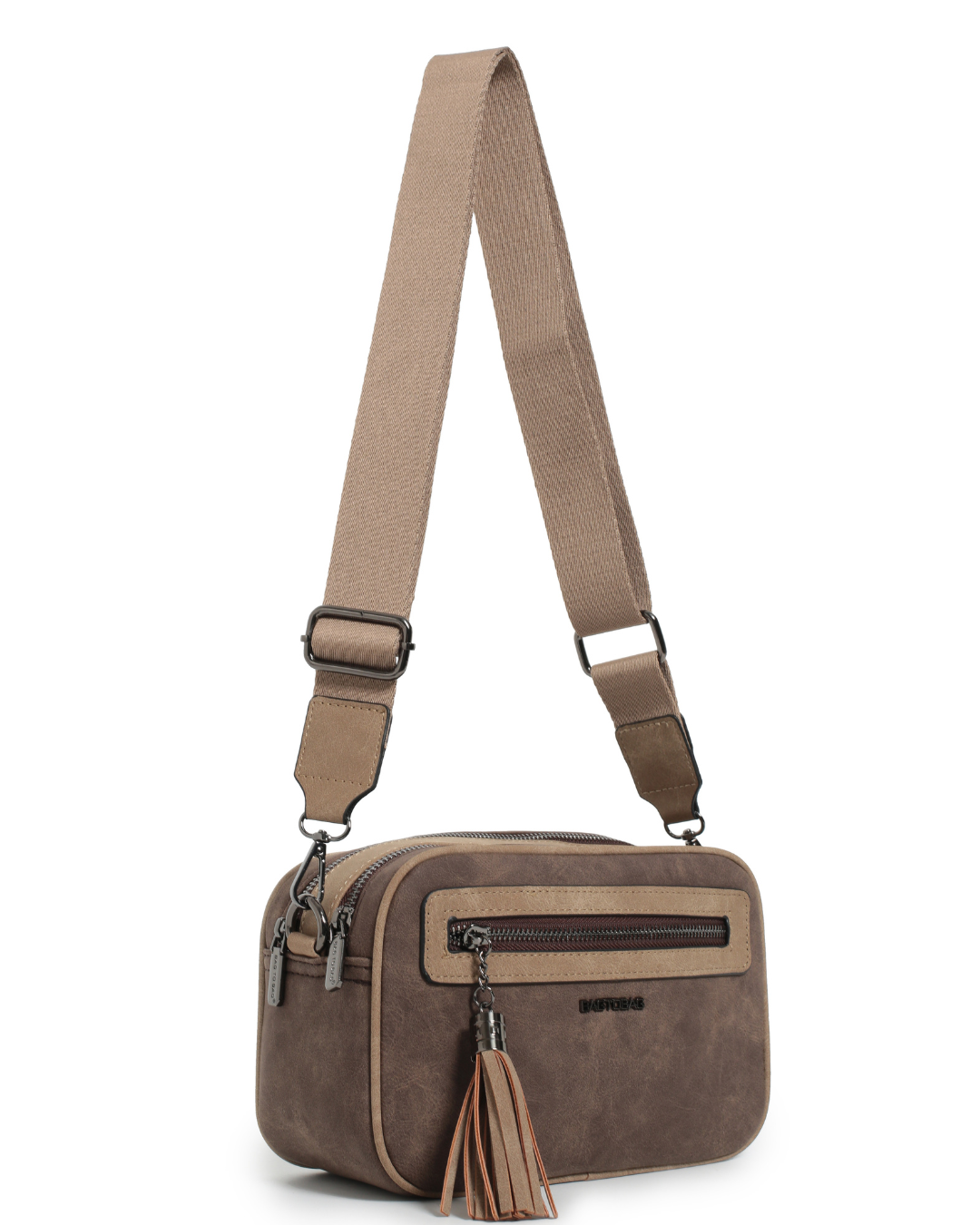 Τσάντα χιαστί WH8070 – Καφέ BAG TO BAG - sukki.gr