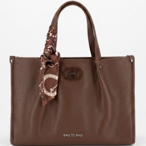 Τσάντα Χειρός BTB0008 – Καφέ BAG TO BAG - sukki.gr
