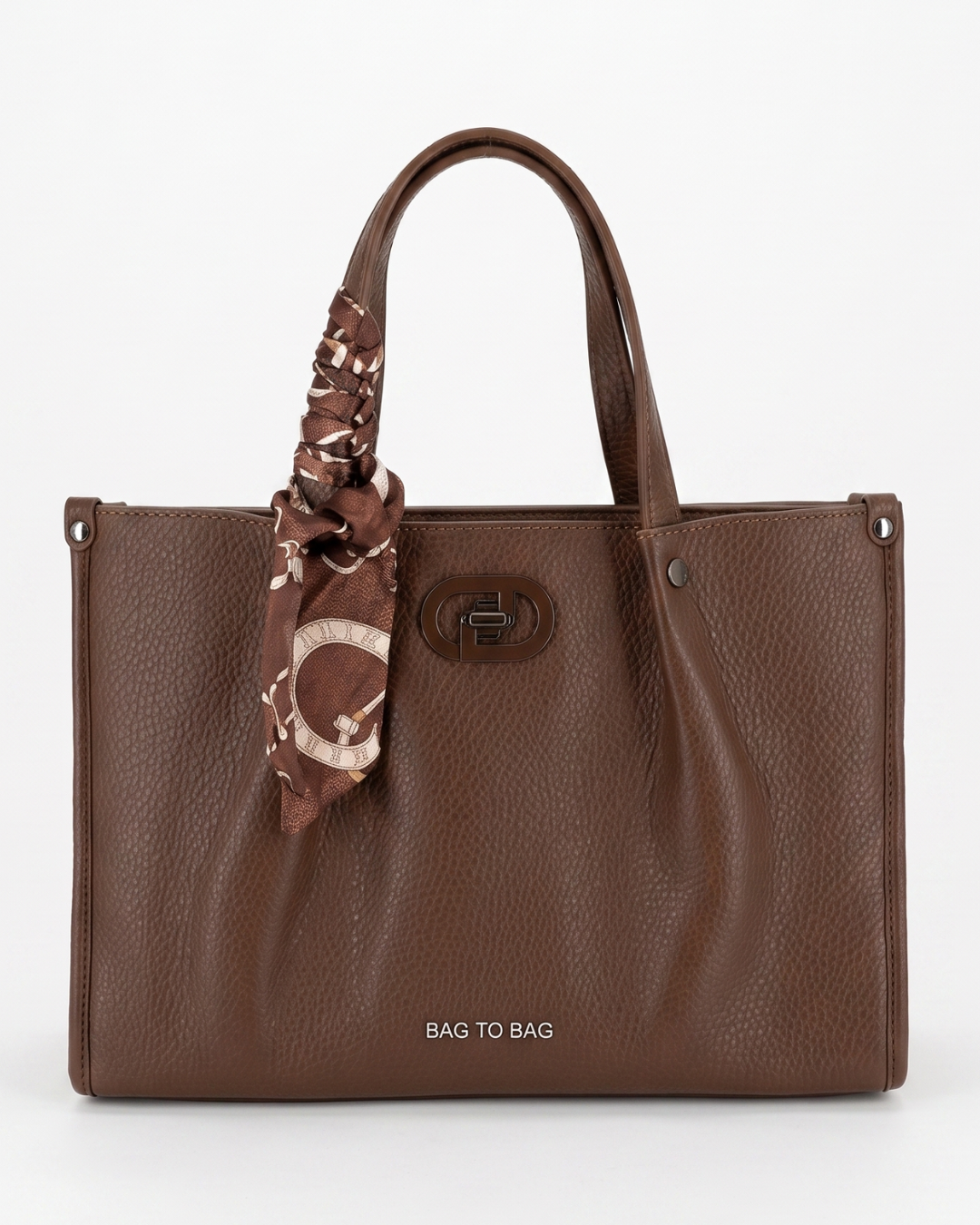 Τσάντα Χειρός BTB0008 – Καφέ BAG TO BAG - sukki.gr