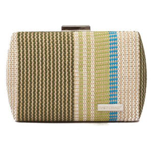 Ψάθινο τσαντάκι clutch -21897 – Πράσινο BAG TO BAG - sukki.gr