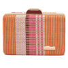 Ψάθινο τσαντάκι clutch -21896 – Πορτοκαλί BAG TO BAG - sukki.gr