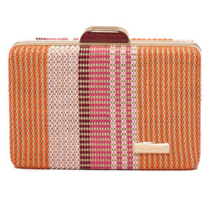 Ψάθινο τσαντάκι clutch -21896 – Πορτοκαλί BAG TO BAG - sukki.gr