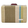 Ψάθινο τσαντάκι clutch -21896 – Πράσινο BAG TO BAG - sukki.gr