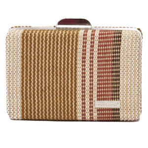 Ψάθινο τσαντάκι clutch -21896 – Καφέ BAG TO BAG - sukki.gr
