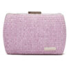 Ψάθινο τσαντάκι clutch -21897 – Μώβ BAG TO BAG - sukki.gr