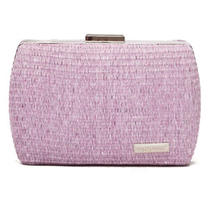 Ψάθινο τσαντάκι clutch -21897 – Μώβ BAG TO BAG - sukki.gr