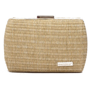 Ψάθινο τσαντάκι clutch -21897 – Μπέζ BAG TO BAG - sukki.gr