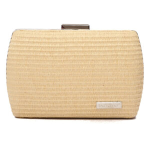 Ψάθινο τσαντάκι clutch -21897 – Ανοιχτό Μπέζ BAG TO BAG - sukki.gr
