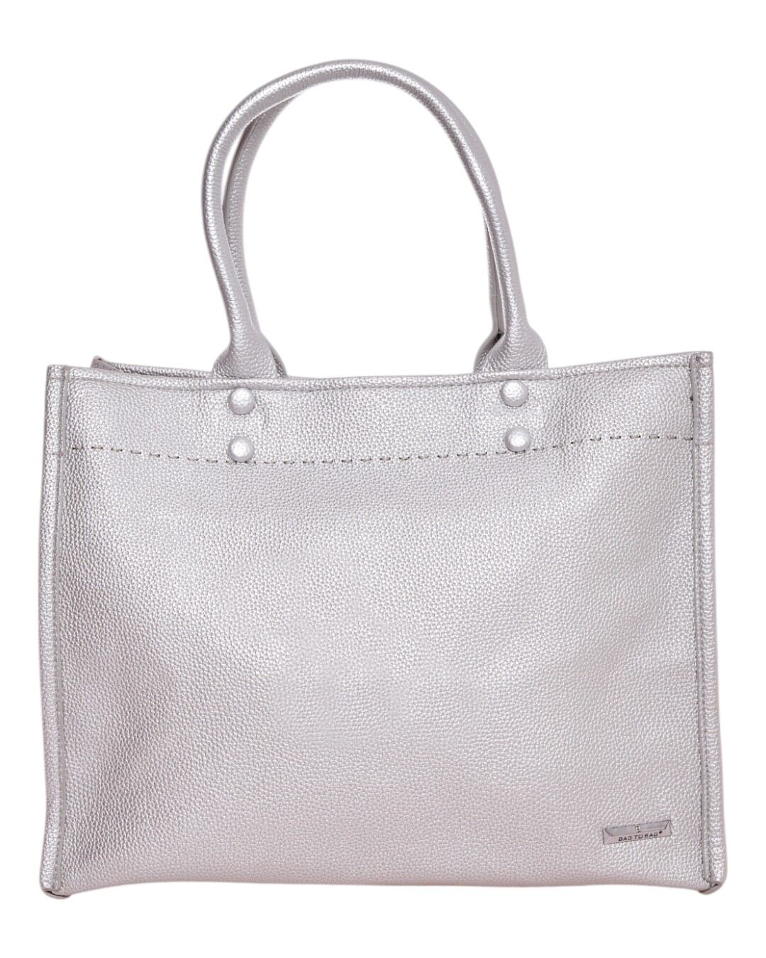 Τσάντα ώμου JD-7609 – Ασημί BAG TO BAG - sukki.gr