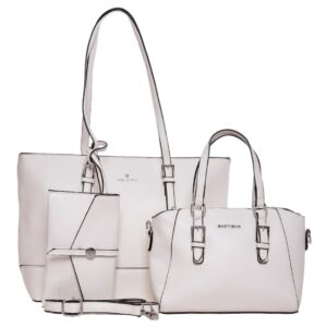 Τσάντα ώμου JX-2668 – Ασπρο BAG TO BAG - sukki.gr