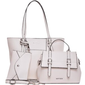 Τσάντα ώμου JX-2661 – Ασπρο BAG TO BAG - sukki.gr
