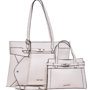 Τσάντα ώμου JX-2662 – Ασπρο BAG TO BAG - sukki.gr