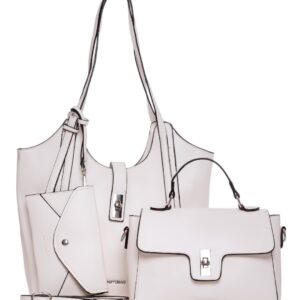 Τσάντα ώμου JX-2665 – Ασπρο BAG TO BAG - sukki.gr