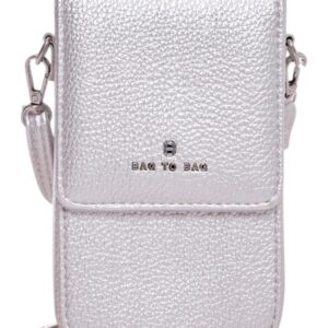Τσάντα χιαστί YC02913 – Ασημί BAG TO BAG - sukki.gr