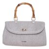 Ψάθινος φάκελος XY-2517 – Ασημί BAG TO BAG - sukki.gr