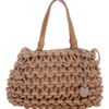 Ψάθινη Τσάντα ώμου CN25010 – Apricot BAG TO BAG - sukki.gr