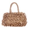 Ψάθινος τσαντα ώμου CN25011 – Χρυσό BAG TO BAG - sukki.gr