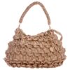 Ψάθινος τσαντα ώμου CN25012 – Χρυσό BAG TO BAG - sukki.gr