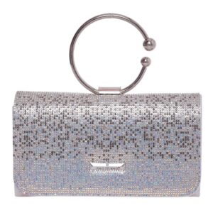 Τσάντα φάκελος clutch CK-6067 – Ασημί BAG TO BAG - sukki.gr