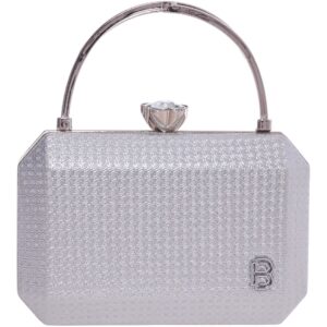 Τσάντα φάκελος clutch CK-6073 – Ασημί BAG TO BAG - sukki.gr