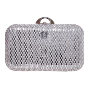 Τσάντα φάκελος clutch CK-6059 – Ασημί BAG TO BAG - sukki.gr