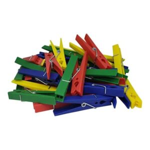Πλαστικά Μανταλάκια 10cm 24τμχ - Clothes pegs - sukki.gr
