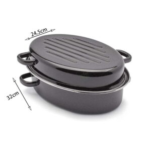 Alternative view of Sidirela Γάστρα 32x24,5cm - Sidirela oval roaster