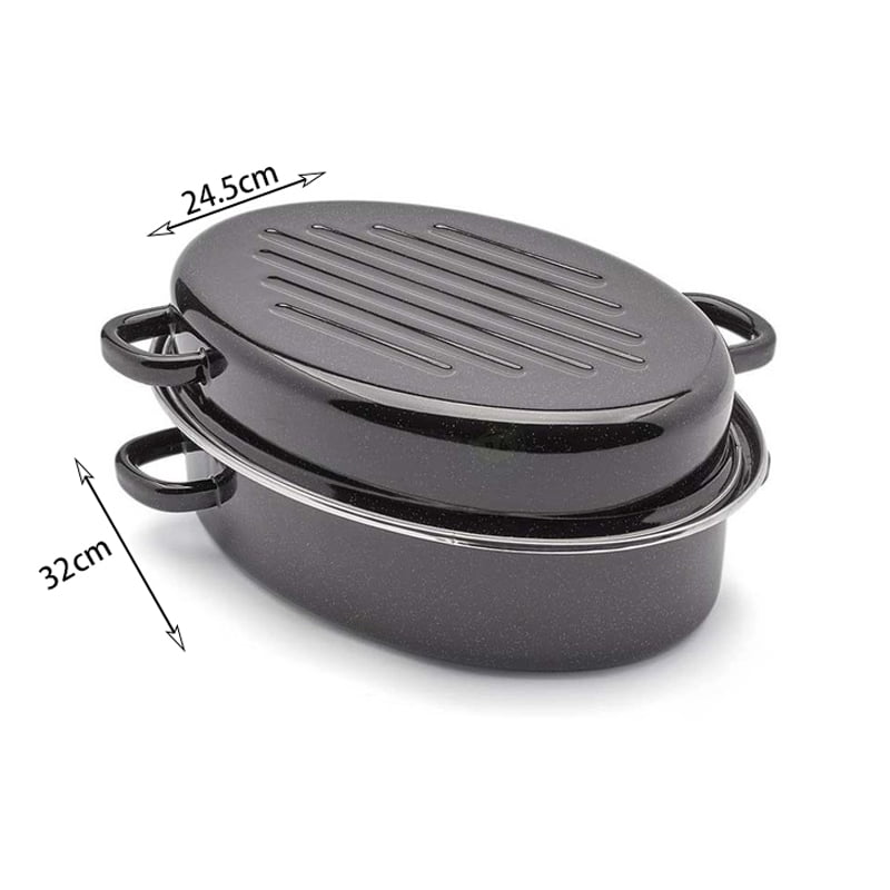 Sidirela Γάστρα 32x24,5cm - Sidirela oval roaster - Image 2