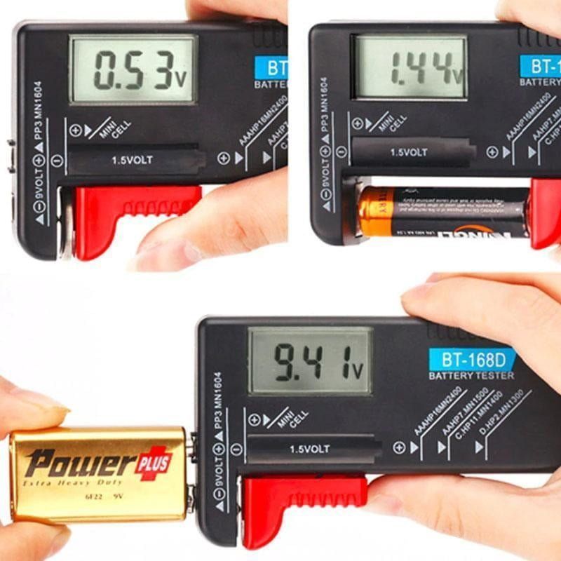 BT-168D Ψηφιακός μετρητής μπαταρίας Battery Tester με Πτυσσόμενη Υποδοχή - Image 3